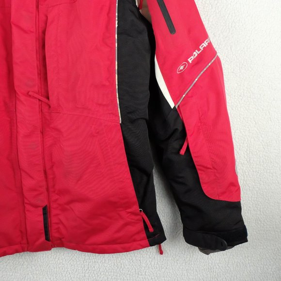 Polaris Winter Jacket Womens Small Red Black Snowmobile Outdoor Hiking - Picture 3 of 12